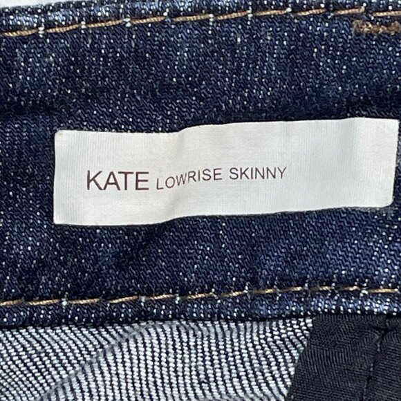 Kut from the Kloth Jeans Womens Sz 8 Blue Low Rise Ankle Skinny Denim 31x30 - Picture 11 of 13
